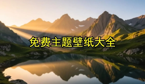 免费主题壁纸大全