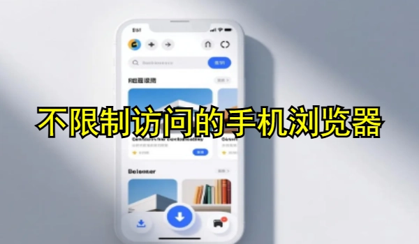 不限制访问的手机浏览器