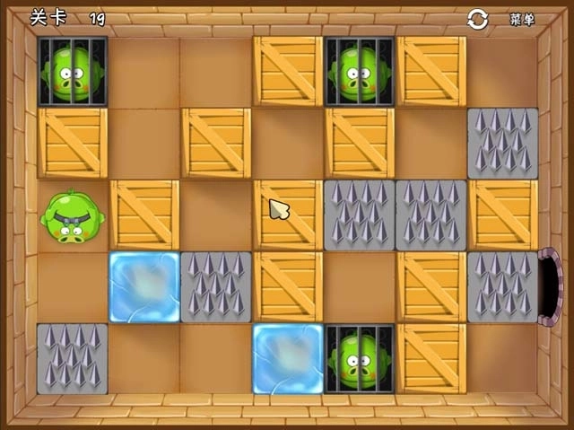 绿猪推箱子绿色版图2