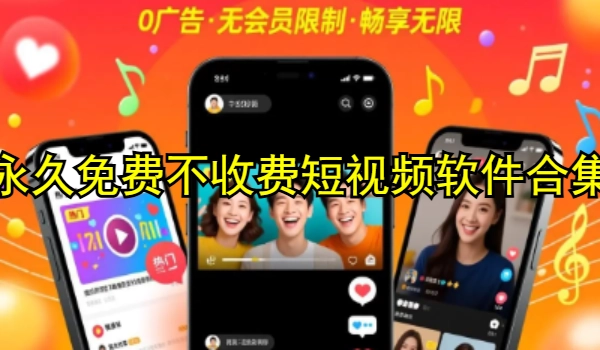 永久免费不收费短视频软件合集