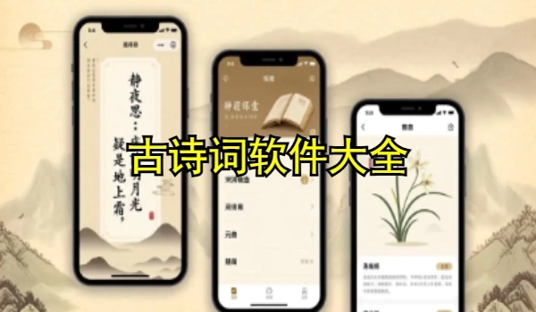 古詩詞軟件大全