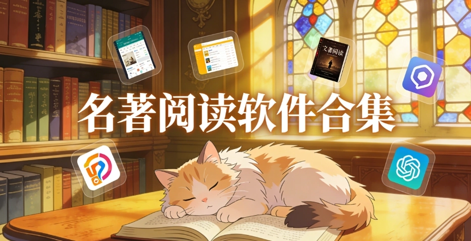 免费读正版名著的软件大全