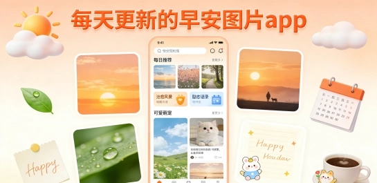 每天更新的早安图片app