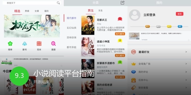 小說(shuō)閱讀平臺(tái)指南