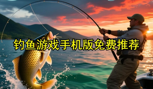钓鱼游戏大全手机版免费