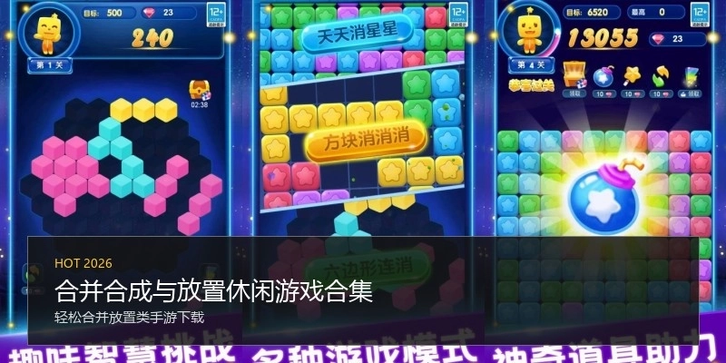 合并合成与放置休闲游戏合集