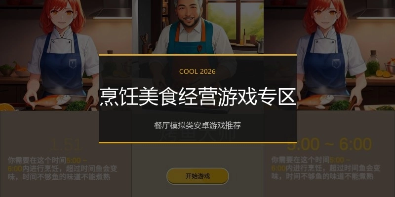 烹饪美食经营游戏专区