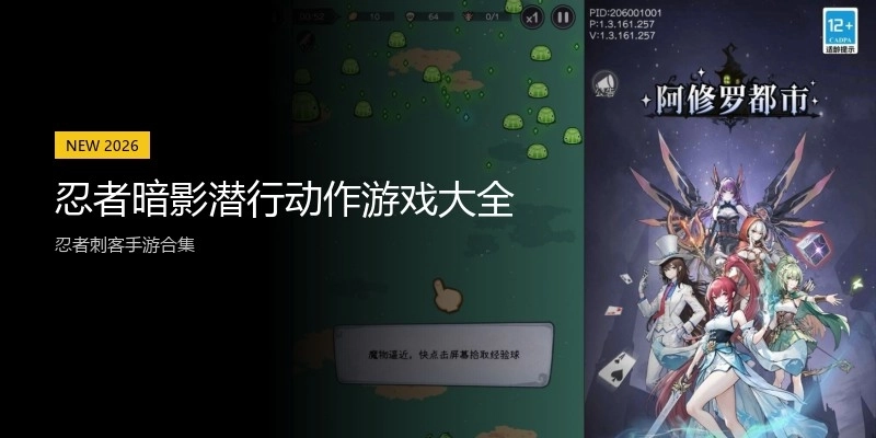 忍者暗影潜行动作游戏大全