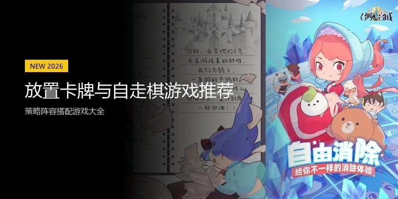 放置卡牌与自走棋游戏推荐