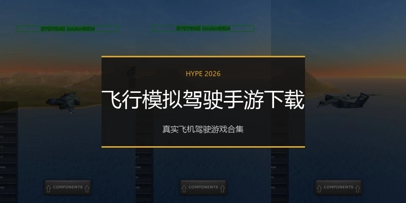 飞行模拟驾驶手游下载