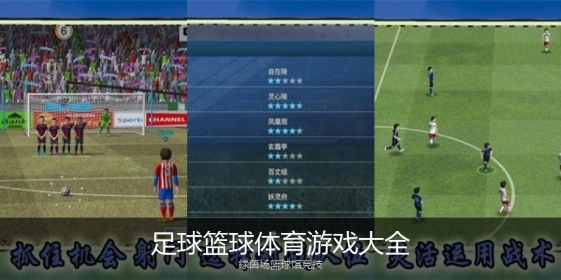 足球篮球体育游戏大全