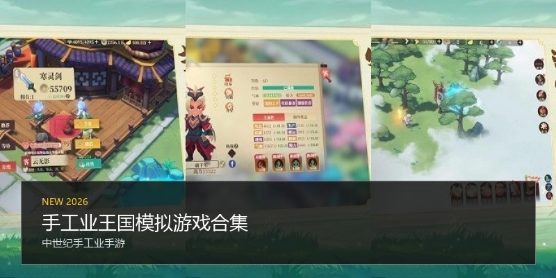 手工业王国模拟游戏合集