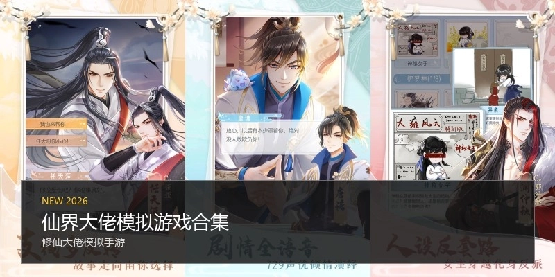 仙界大佬模拟游戏合集