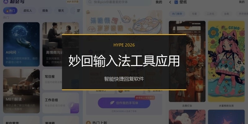 妙回输入法工具应用