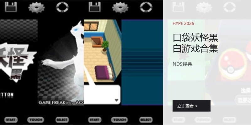 口袋妖怪黑白游戏合集