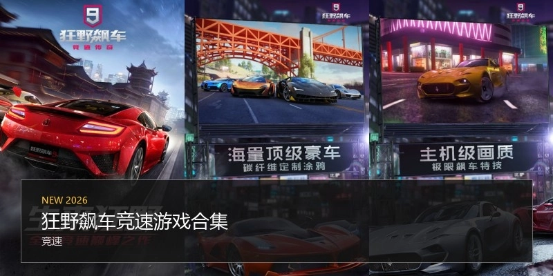 狂野飙车竞速游戏合集