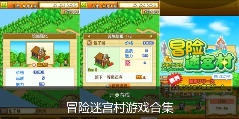 冒险迷宫村游戏合集