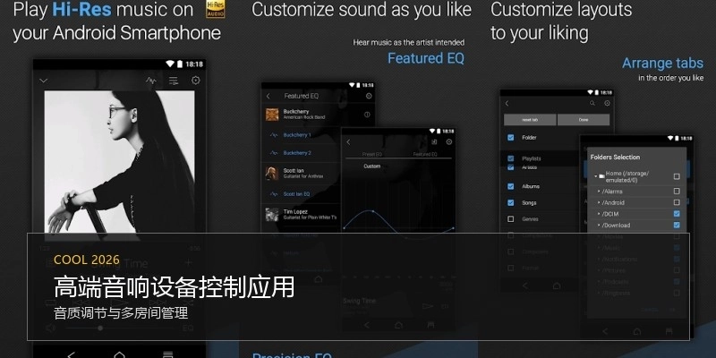 高端音响设备控制应用