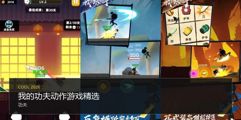 我的功夫动作游戏精选