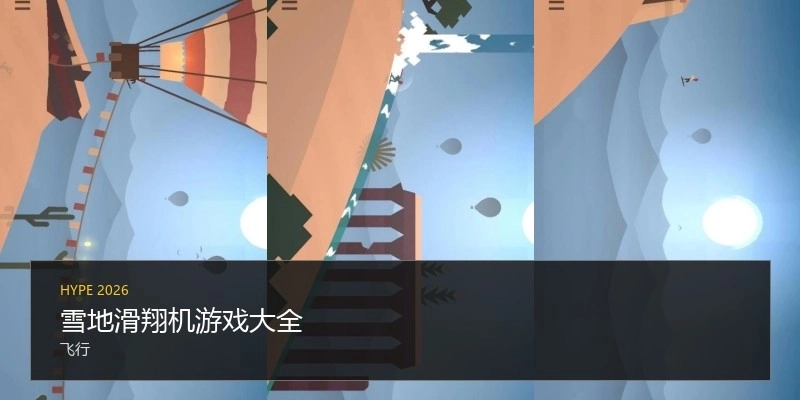 雪地滑翔机游戏大全