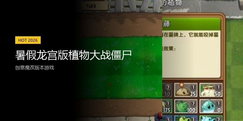 暑假龙宫版植物大战僵尸
