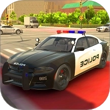 警察驾驶警车模拟