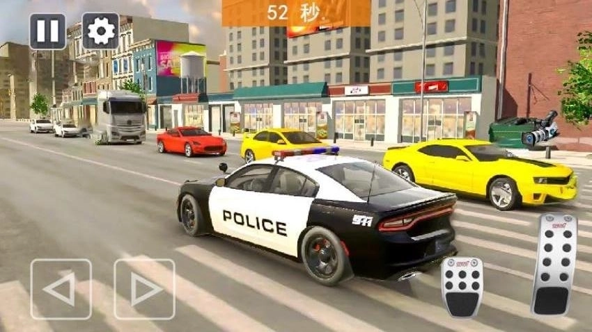警察驾驶警车模拟3