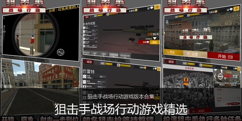 狙击手战场行动游戏精选