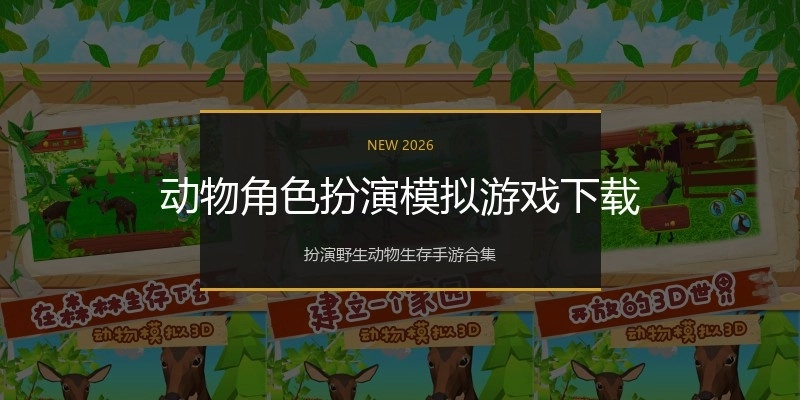 动物角色扮演模拟游戏下载