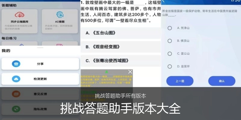 挑战答题助手版本大全