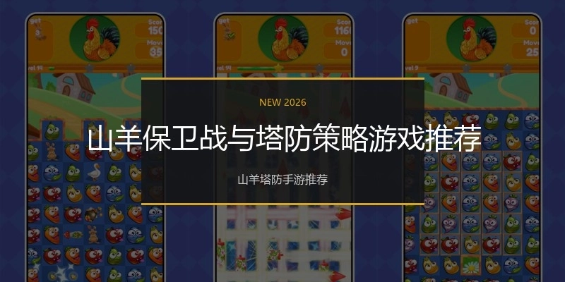 山羊保卫战与塔防策略游戏推荐