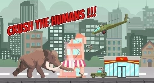猛犸象摧毁都市3