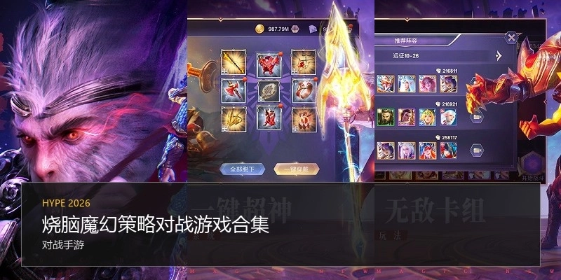 烧脑魔幻策略对战游戏合集