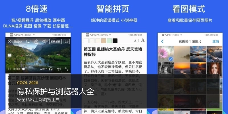 隐私保护与浏览器大全