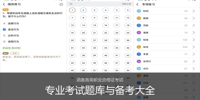 专业考试题库与备考大全