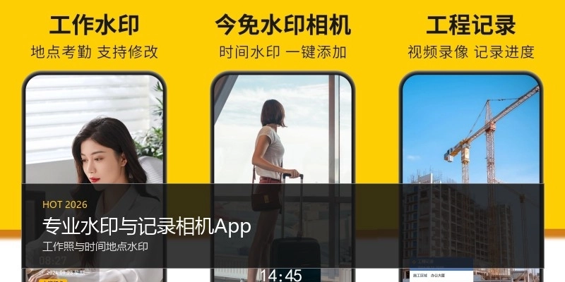 专业水印与记录相机App