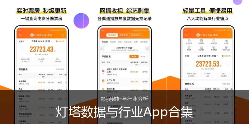 灯塔数据与行业App合集