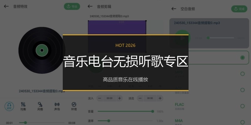 音乐电台无损听歌专区