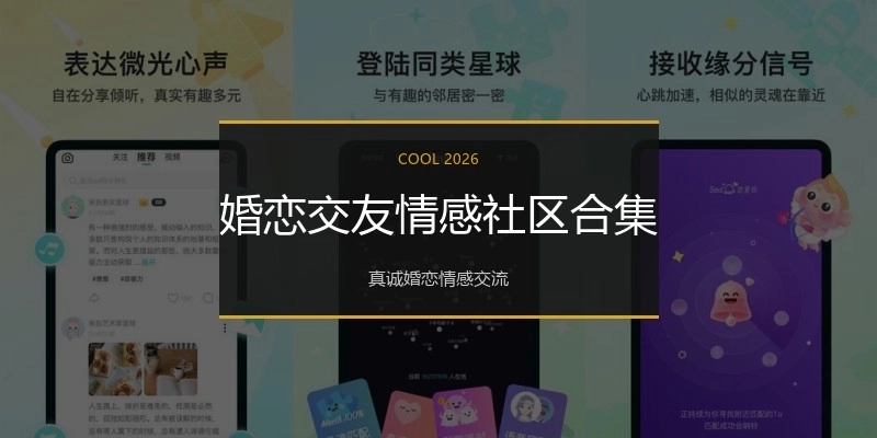婚恋交友情感社区合集