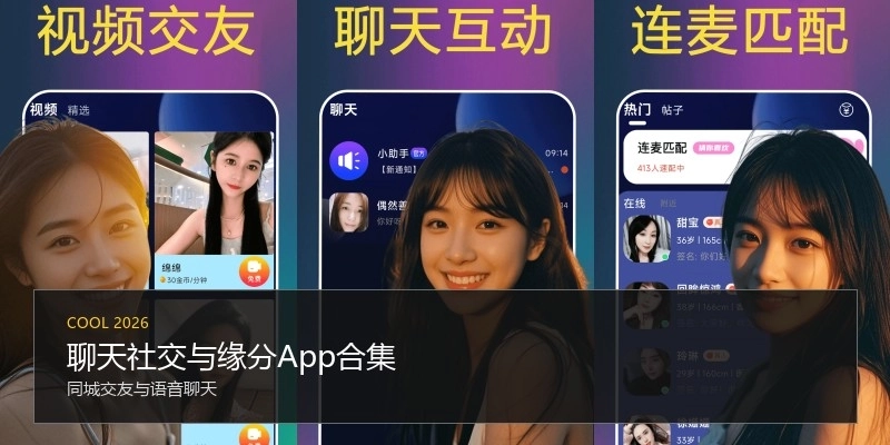 聊天社交与缘分App合集