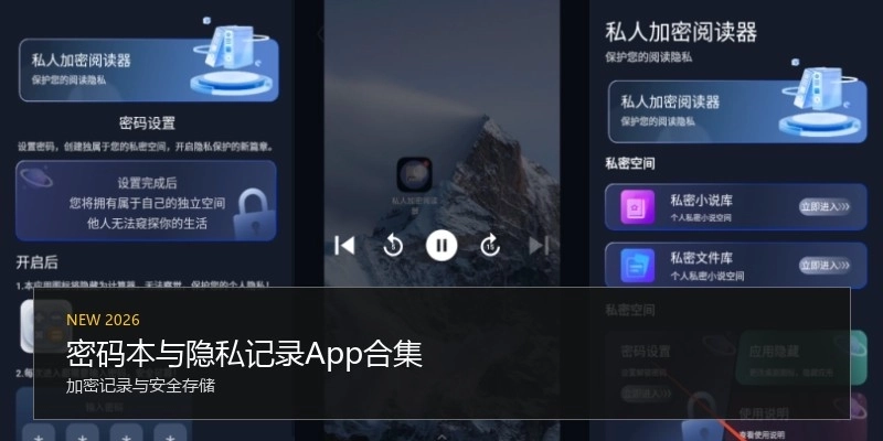 密码本与隐私记录App合集