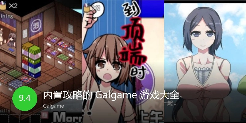 内置攻略的Galgame游戏大全