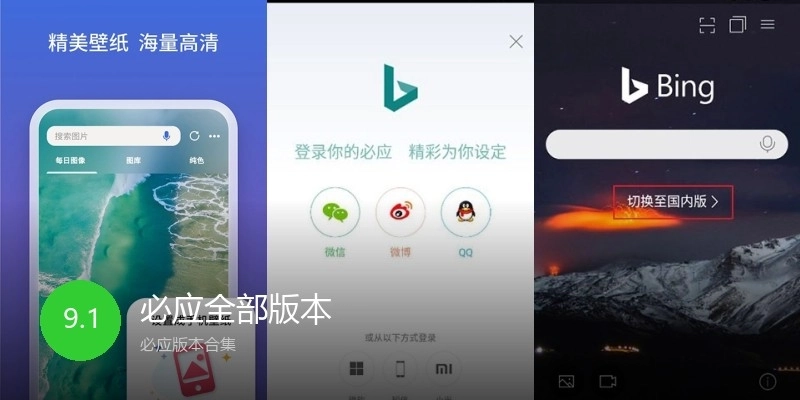 必应全部版本