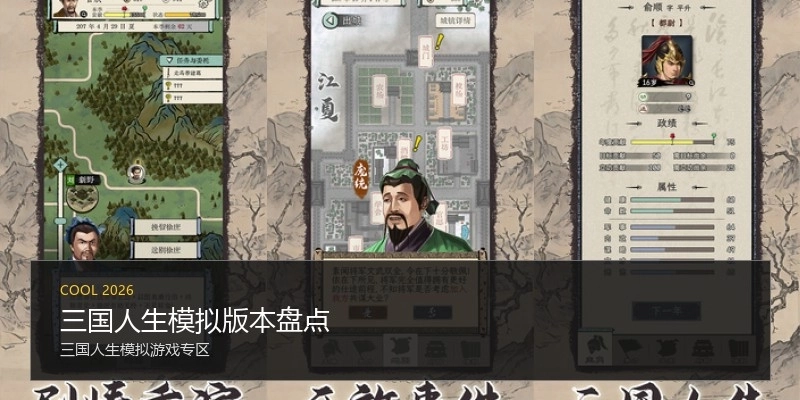 三国人生模拟版本盘点