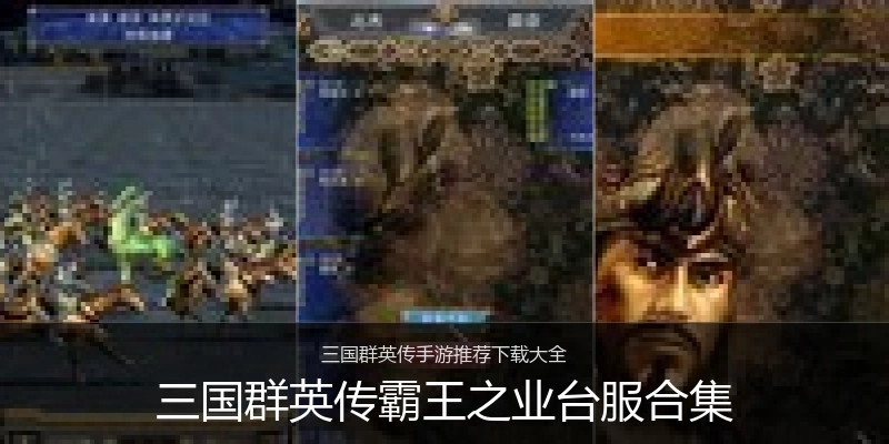 三国群英传霸王之业台服合集