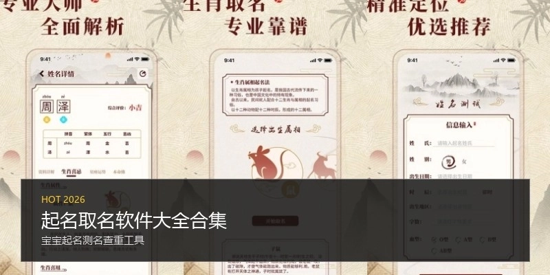 起名取名软件大全合集