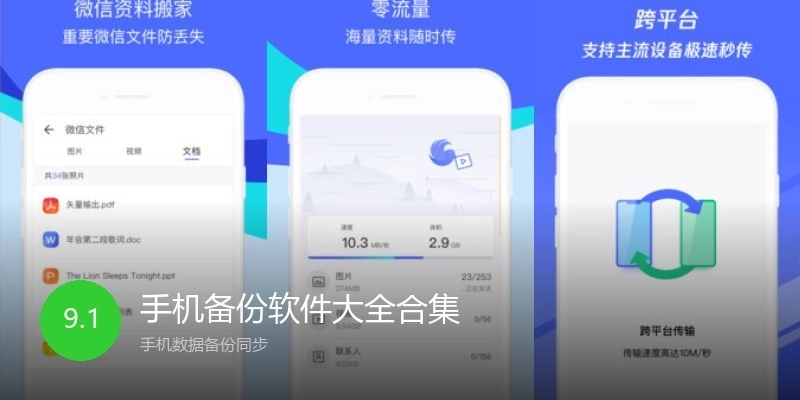 手机备份软件大全合集