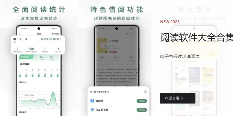 阅读软件大全合集