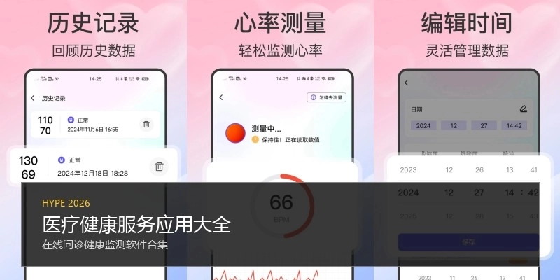 医疗健康服务应用大全