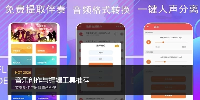 音乐创作与编辑工具推荐